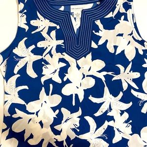 Liz Claiborne Sleeveless Top Size Medium